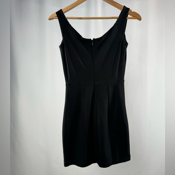 NBD Ponte Wired Deep V Bodycon Mini Dress in Black Size Extra Small - Picture 11 of 14